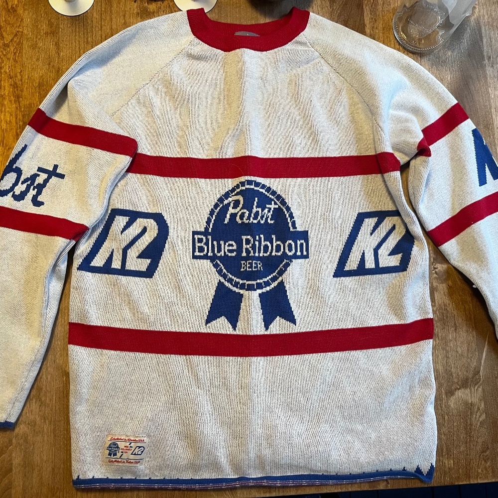 PBR Pabst Blue Ribbon K2 Sweater